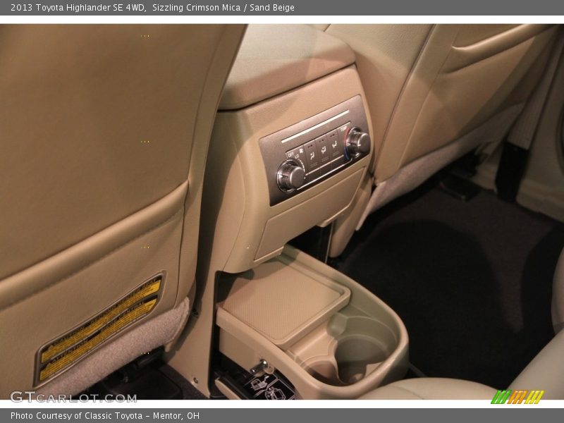 Sizzling Crimson Mica / Sand Beige 2013 Toyota Highlander SE 4WD