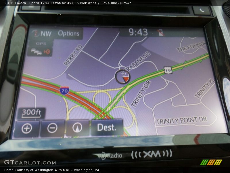 Super White / 1794 Black/Brown 2016 Toyota Tundra 1794 CrewMax 4x4