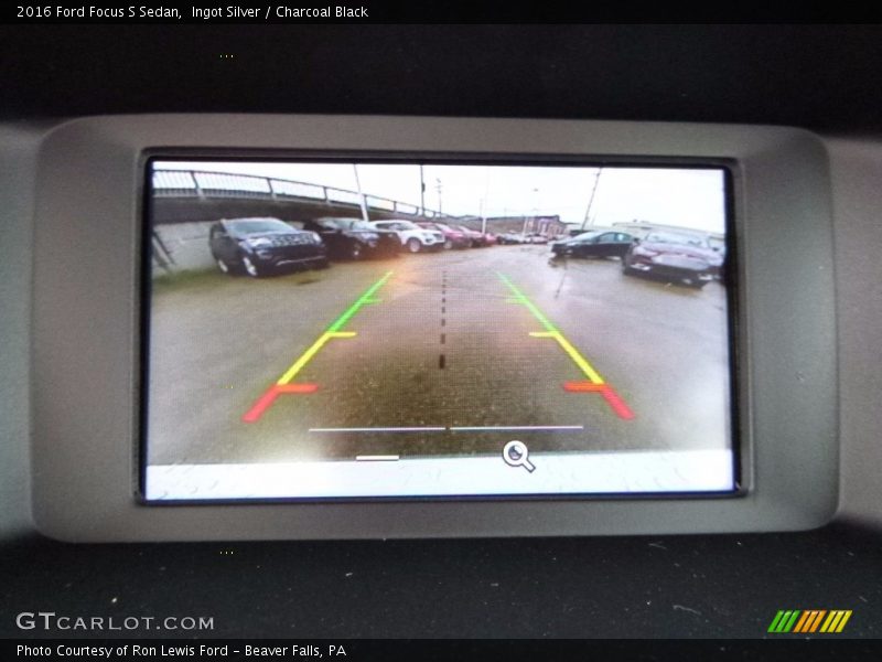 Ingot Silver / Charcoal Black 2016 Ford Focus S Sedan