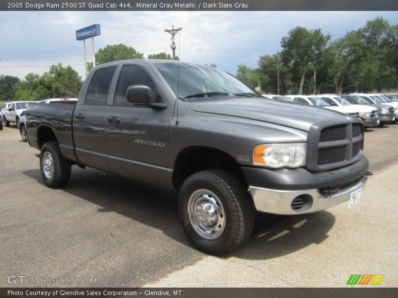 Mineral Gray Metallic / Dark Slate Gray 2005 Dodge Ram 2500 ST Quad Cab 4x4