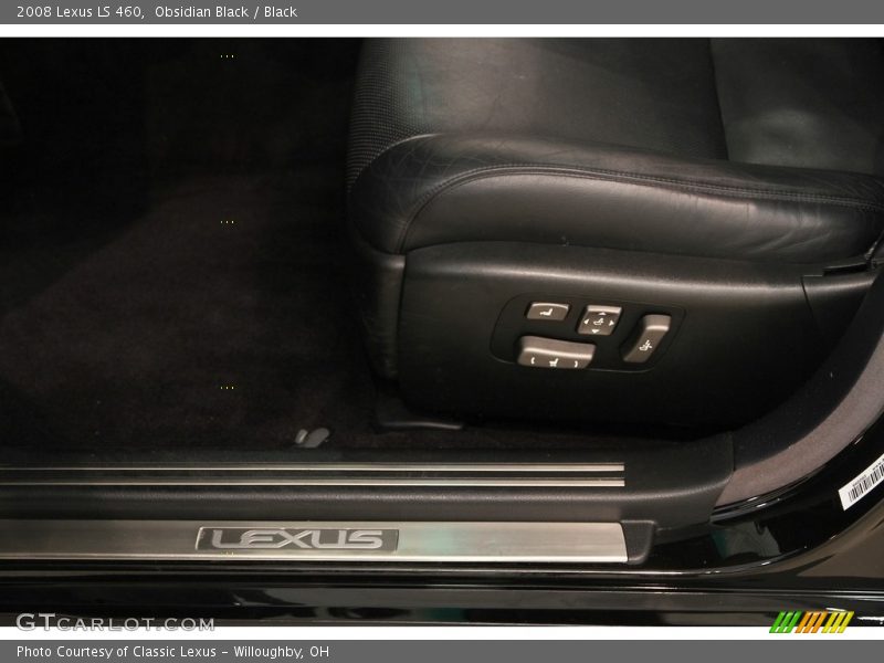 Obsidian Black / Black 2008 Lexus LS 460