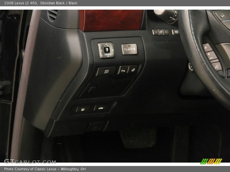 Obsidian Black / Black 2008 Lexus LS 460