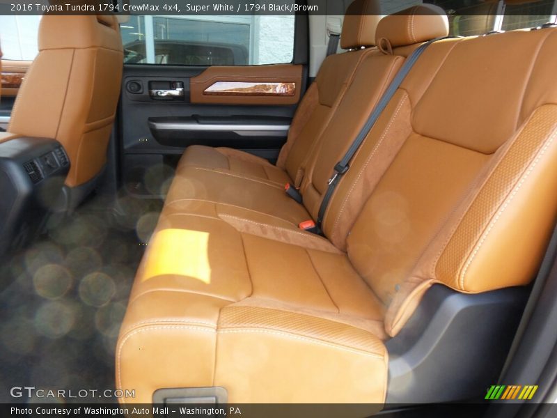 Rear Seat of 2016 Tundra 1794 CrewMax 4x4