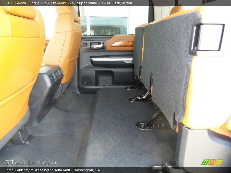 Rear Seat of 2016 Tundra 1794 CrewMax 4x4