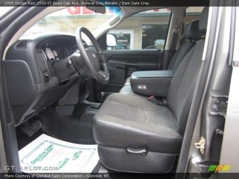Mineral Gray Metallic / Dark Slate Gray 2005 Dodge Ram 2500 ST Quad Cab 4x4