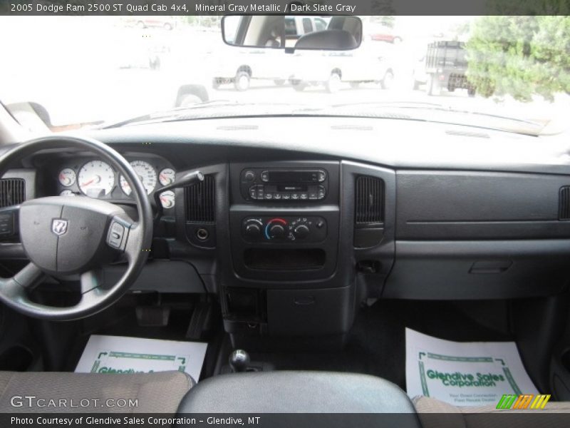 Mineral Gray Metallic / Dark Slate Gray 2005 Dodge Ram 2500 ST Quad Cab 4x4