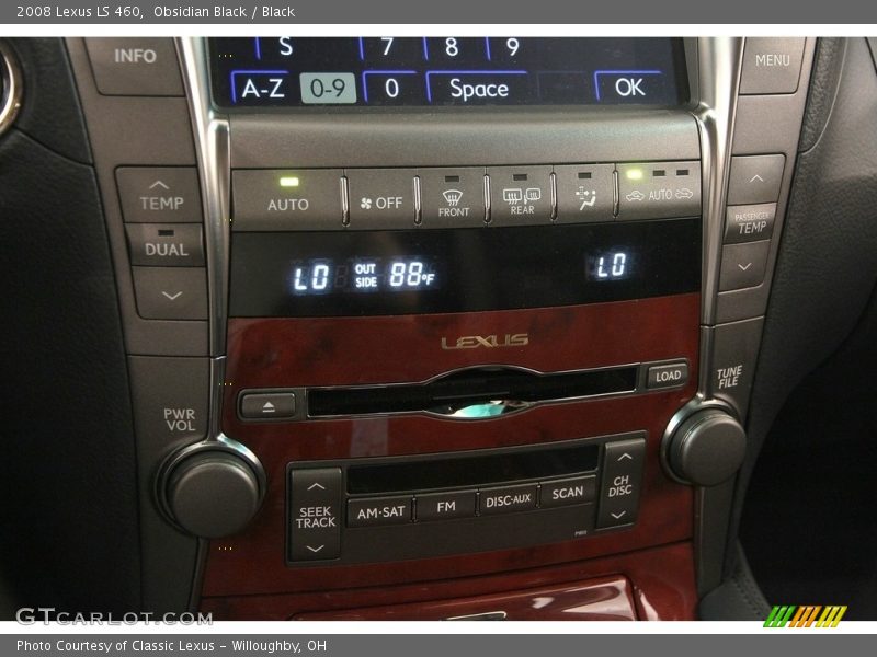 Obsidian Black / Black 2008 Lexus LS 460