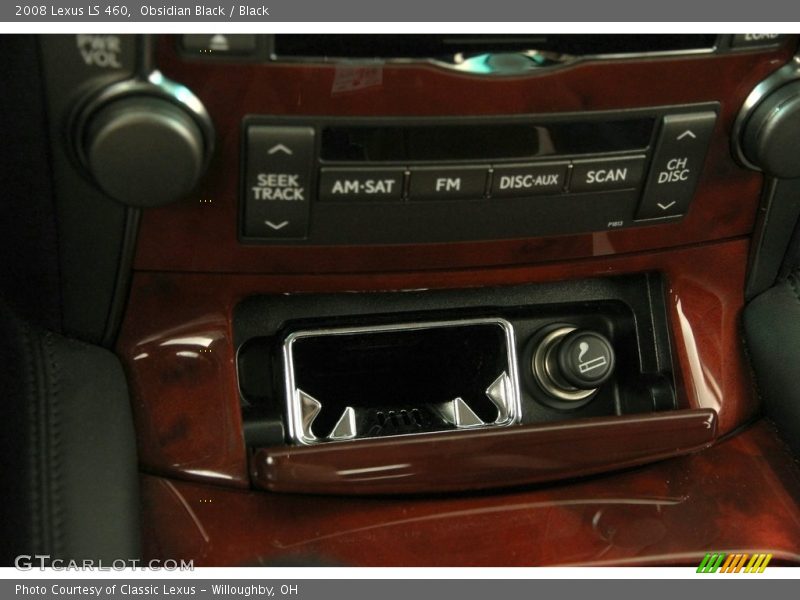 Obsidian Black / Black 2008 Lexus LS 460