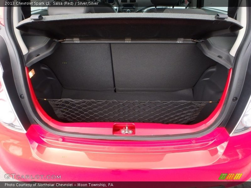 Salsa (Red) / Silver/Silver 2013 Chevrolet Spark LS