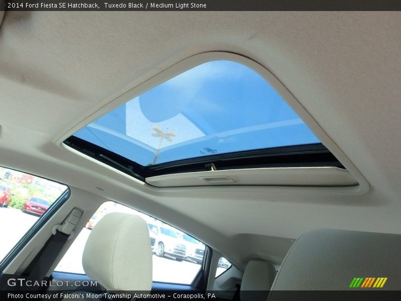 Tuxedo Black / Medium Light Stone 2014 Ford Fiesta SE Hatchback