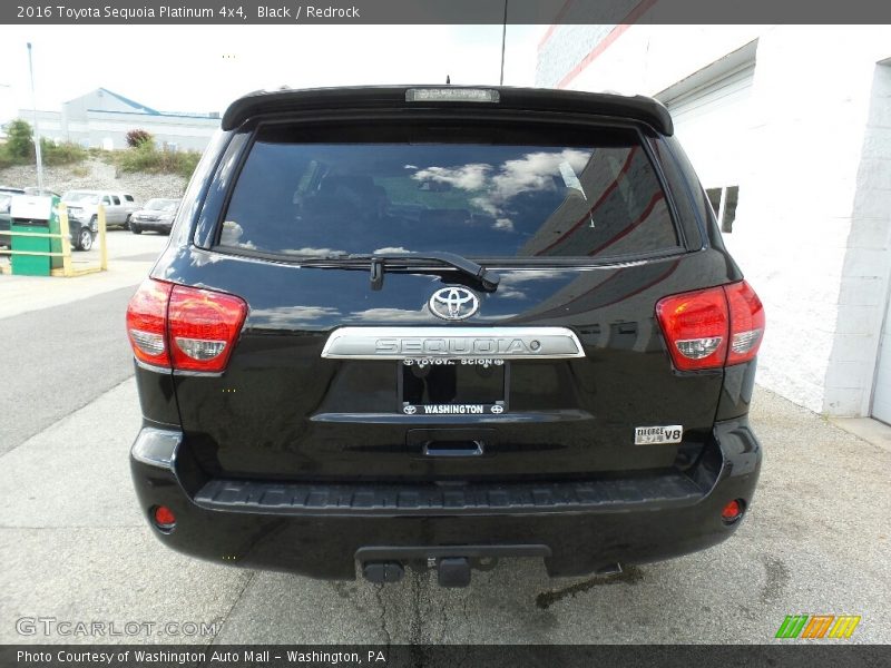 Black / Redrock 2016 Toyota Sequoia Platinum 4x4