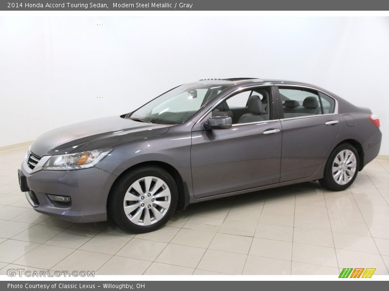 Modern Steel Metallic / Gray 2014 Honda Accord Touring Sedan