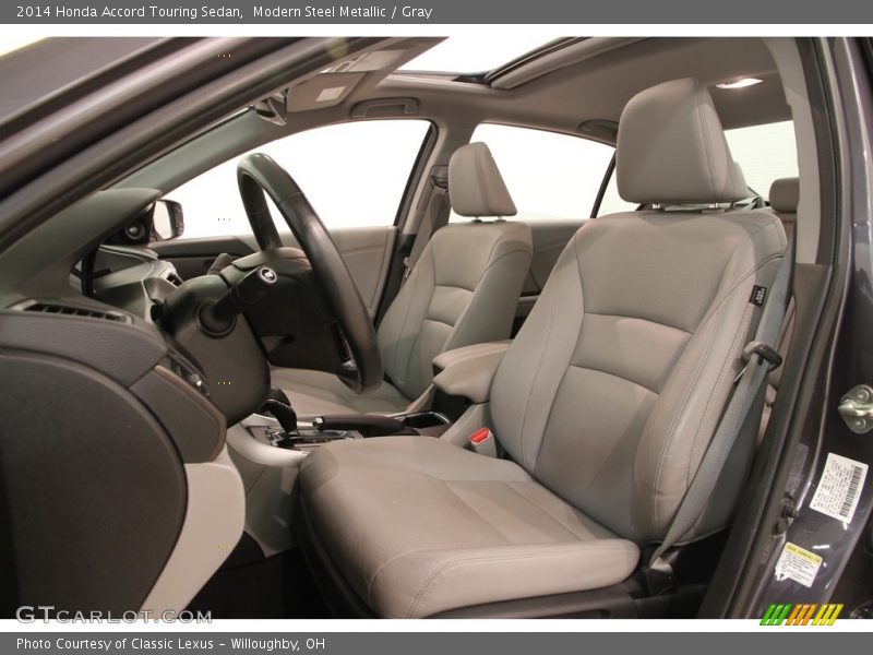Modern Steel Metallic / Gray 2014 Honda Accord Touring Sedan