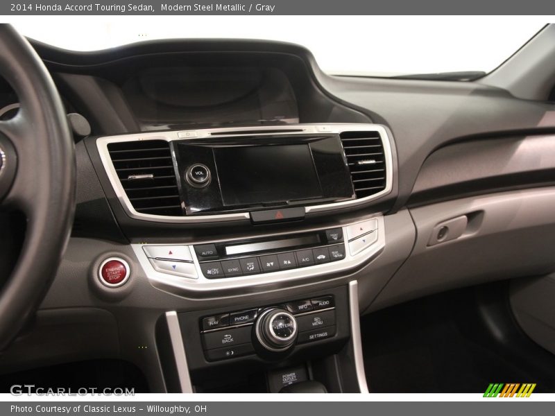 Modern Steel Metallic / Gray 2014 Honda Accord Touring Sedan