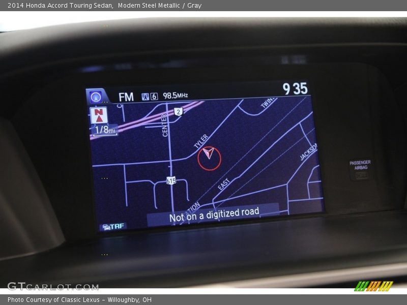 Modern Steel Metallic / Gray 2014 Honda Accord Touring Sedan