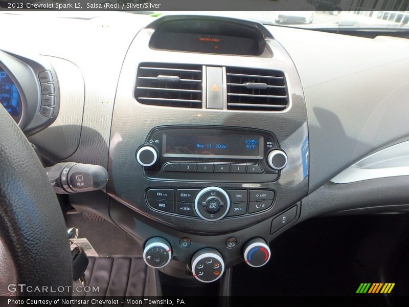 Salsa (Red) / Silver/Silver 2013 Chevrolet Spark LS