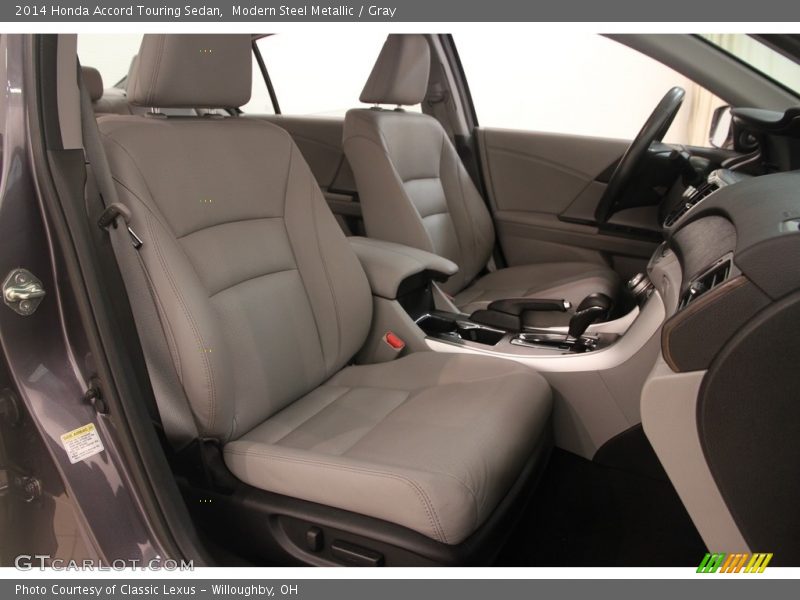 Modern Steel Metallic / Gray 2014 Honda Accord Touring Sedan