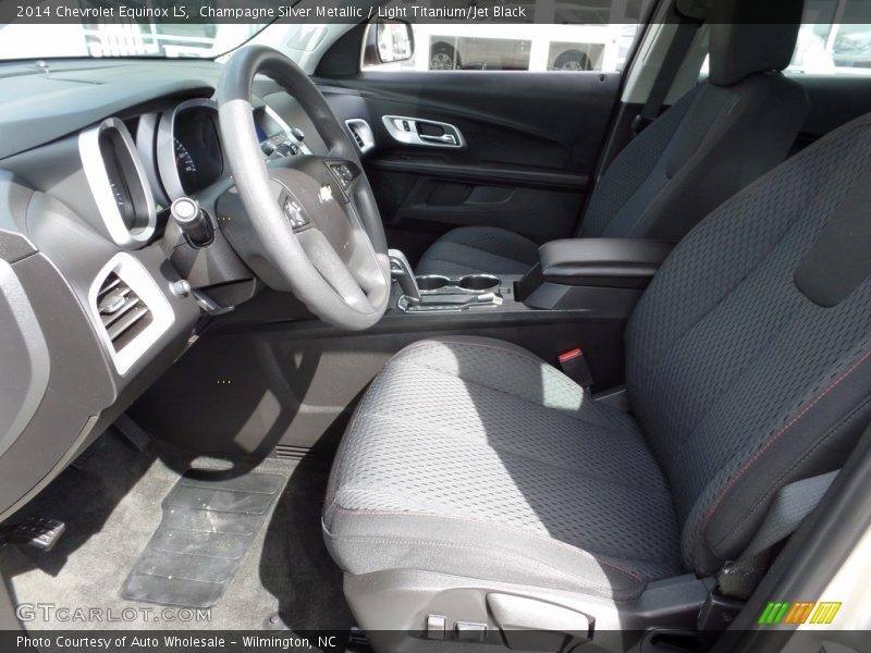 Champagne Silver Metallic / Light Titanium/Jet Black 2014 Chevrolet Equinox LS
