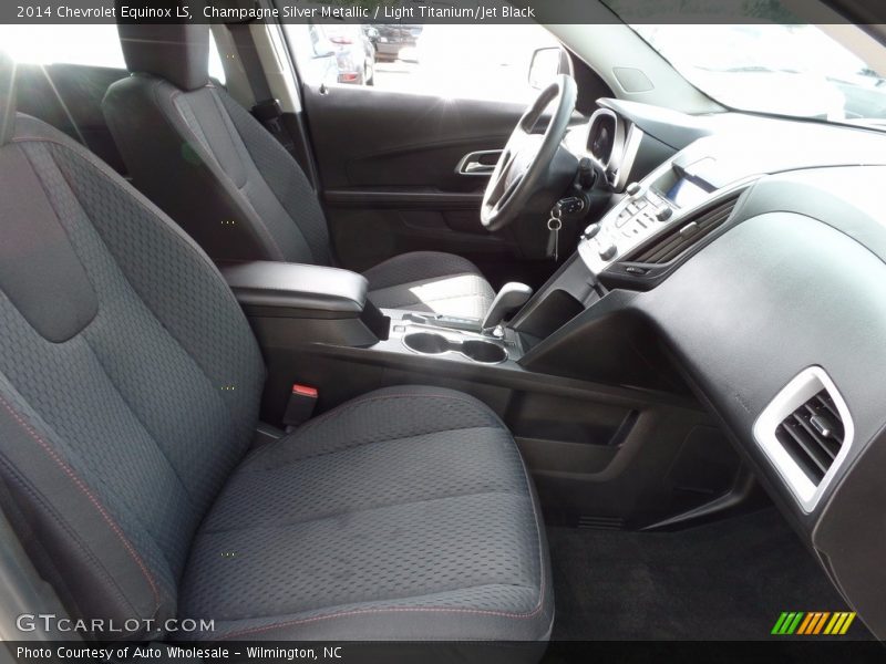 Champagne Silver Metallic / Light Titanium/Jet Black 2014 Chevrolet Equinox LS