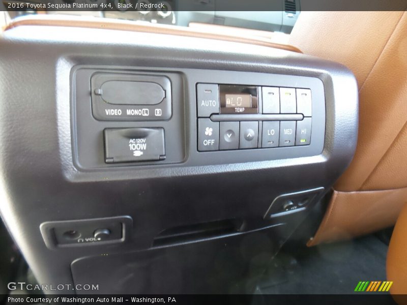 Controls of 2016 Sequoia Platinum 4x4