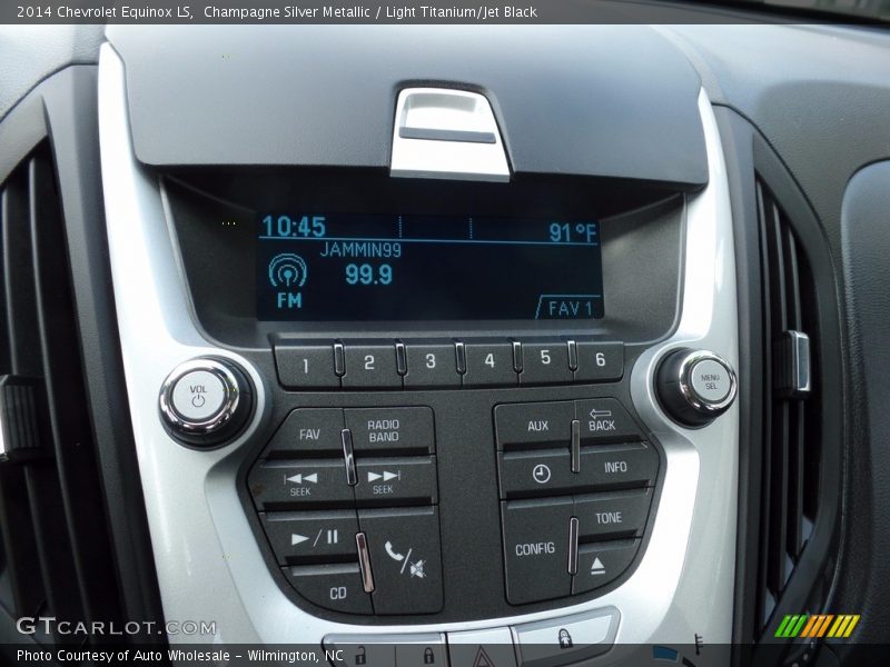 Champagne Silver Metallic / Light Titanium/Jet Black 2014 Chevrolet Equinox LS