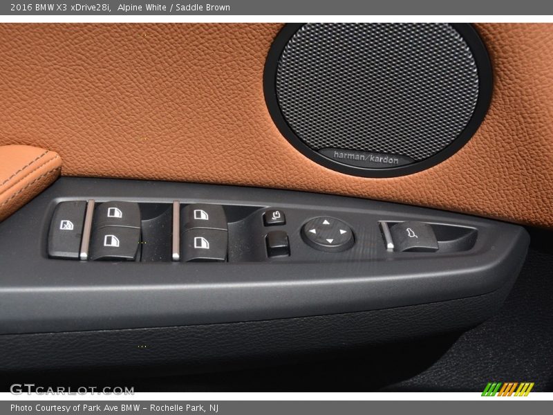 Alpine White / Saddle Brown 2016 BMW X3 xDrive28i