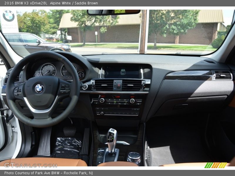 Alpine White / Saddle Brown 2016 BMW X3 xDrive28i