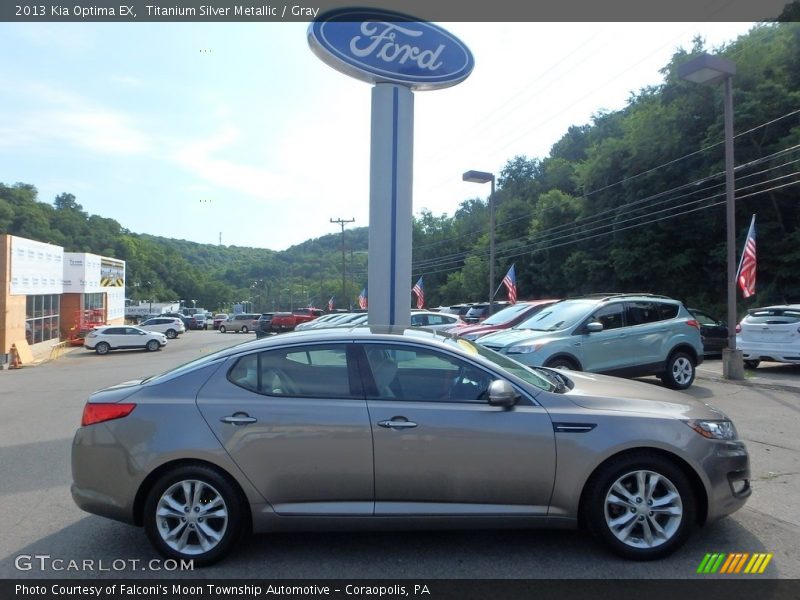 Titanium Silver Metallic / Gray 2013 Kia Optima EX