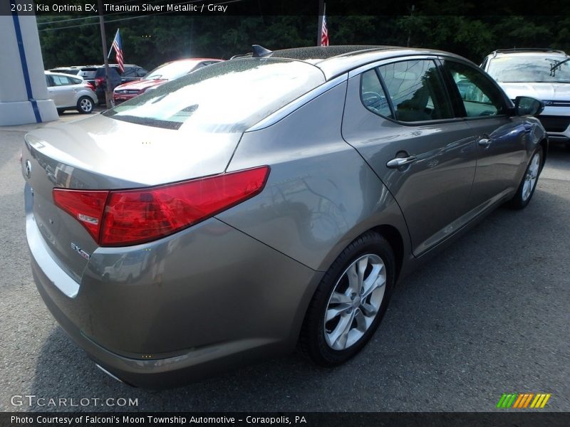 Titanium Silver Metallic / Gray 2013 Kia Optima EX