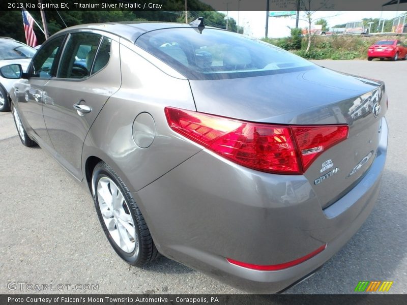 Titanium Silver Metallic / Gray 2013 Kia Optima EX