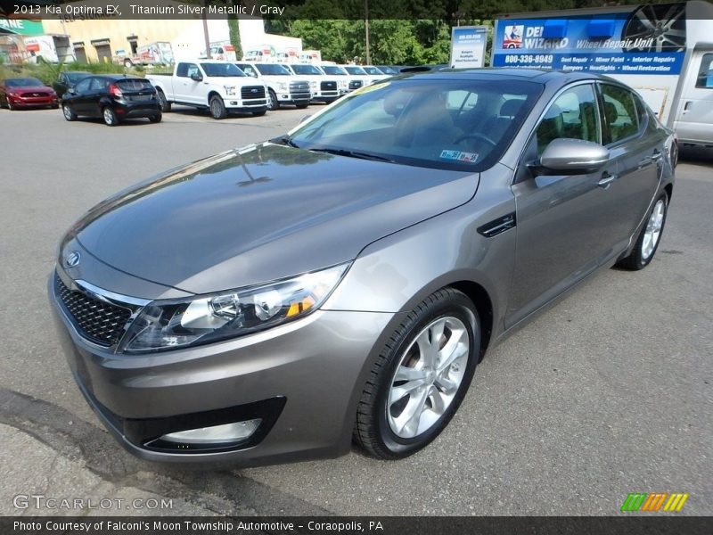 Titanium Silver Metallic / Gray 2013 Kia Optima EX