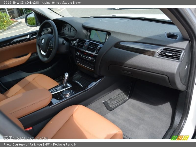 Alpine White / Saddle Brown 2016 BMW X3 xDrive28i