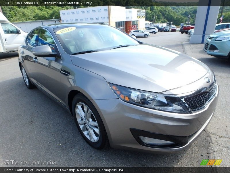 Titanium Silver Metallic / Gray 2013 Kia Optima EX