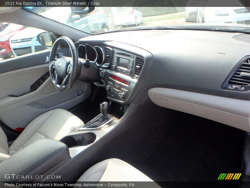 Titanium Silver Metallic / Gray 2013 Kia Optima EX