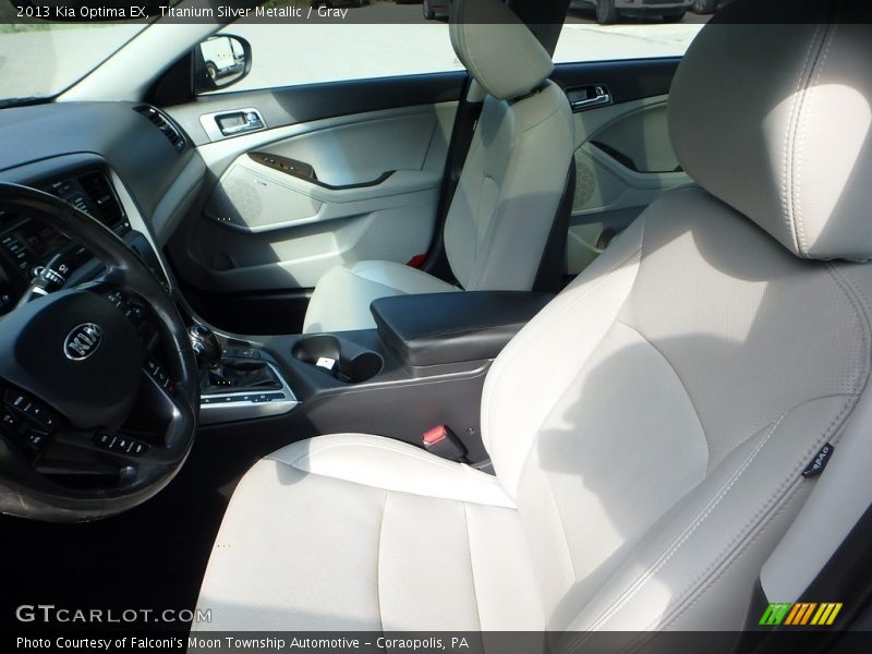 Titanium Silver Metallic / Gray 2013 Kia Optima EX