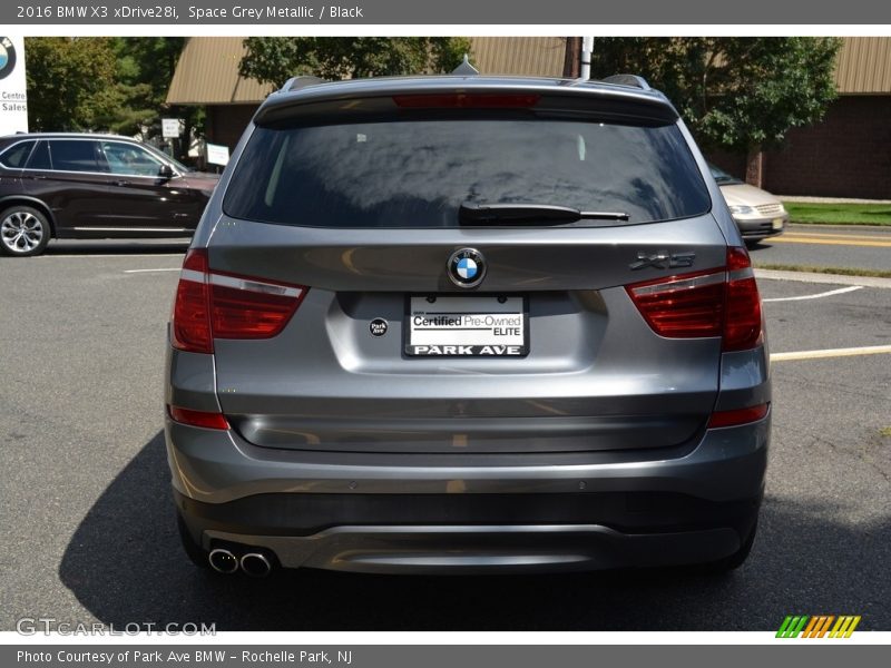 Space Grey Metallic / Black 2016 BMW X3 xDrive28i