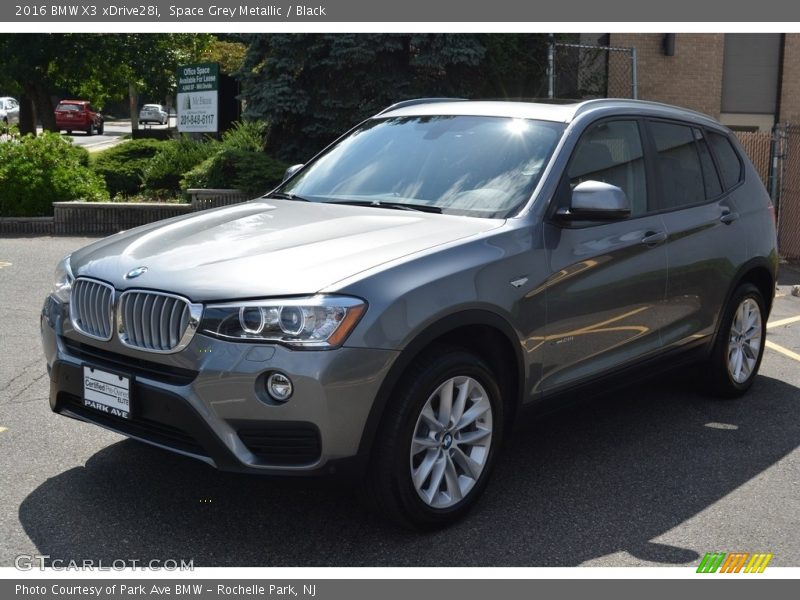 Space Grey Metallic / Black 2016 BMW X3 xDrive28i