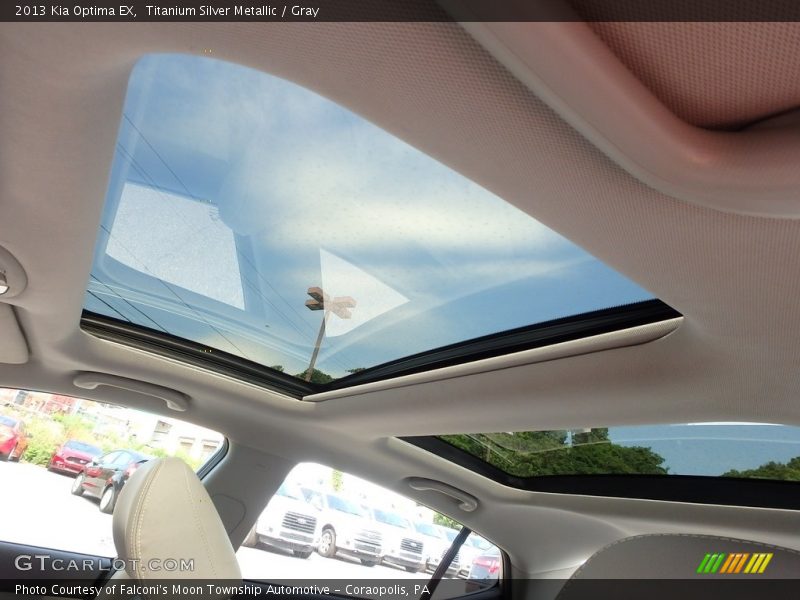 Titanium Silver Metallic / Gray 2013 Kia Optima EX
