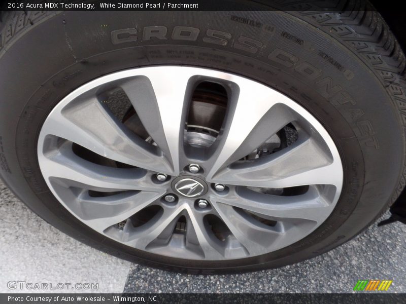 White Diamond Pearl / Parchment 2016 Acura MDX Technology