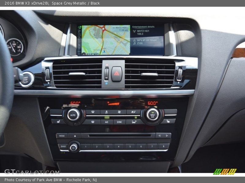 Space Grey Metallic / Black 2016 BMW X3 xDrive28i