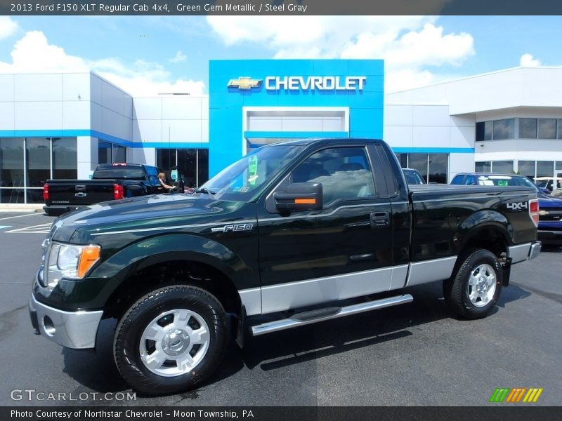 Front 3/4 View of 2013 F150 XLT Regular Cab 4x4