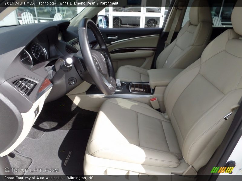 White Diamond Pearl / Parchment 2016 Acura MDX Technology