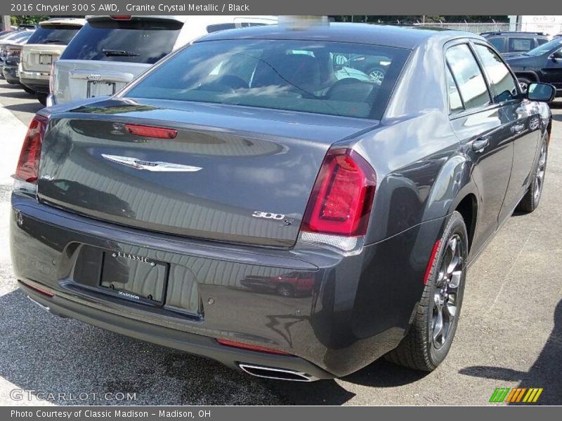 Granite Crystal Metallic / Black 2016 Chrysler 300 S AWD