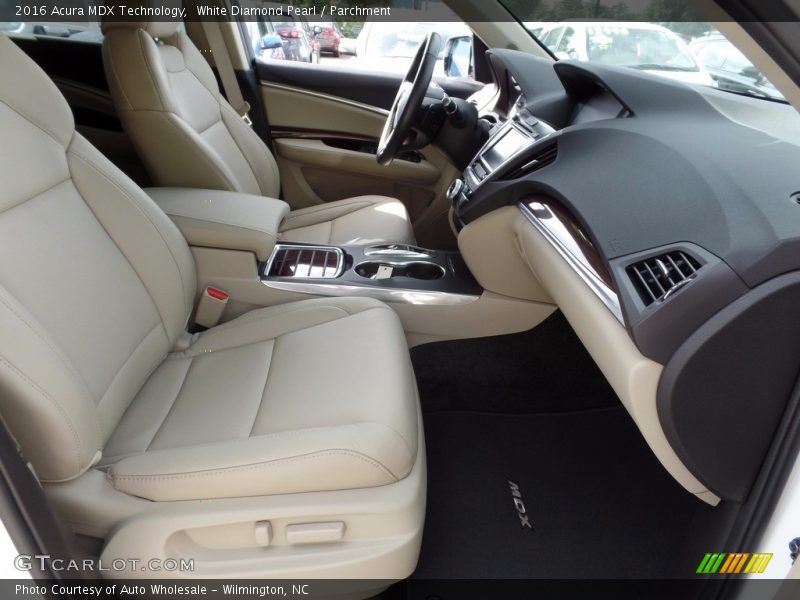 White Diamond Pearl / Parchment 2016 Acura MDX Technology