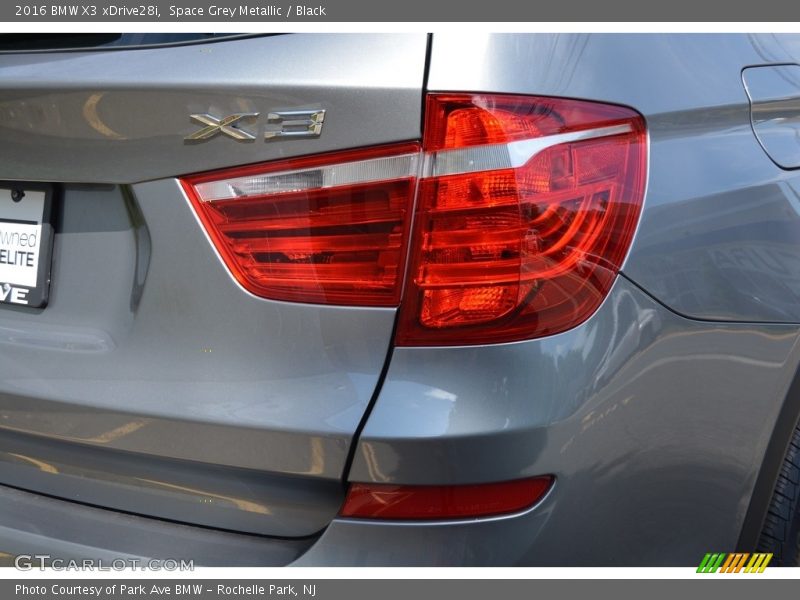 Space Grey Metallic / Black 2016 BMW X3 xDrive28i