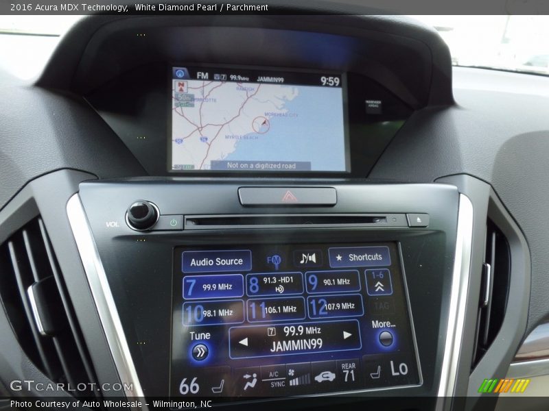 White Diamond Pearl / Parchment 2016 Acura MDX Technology
