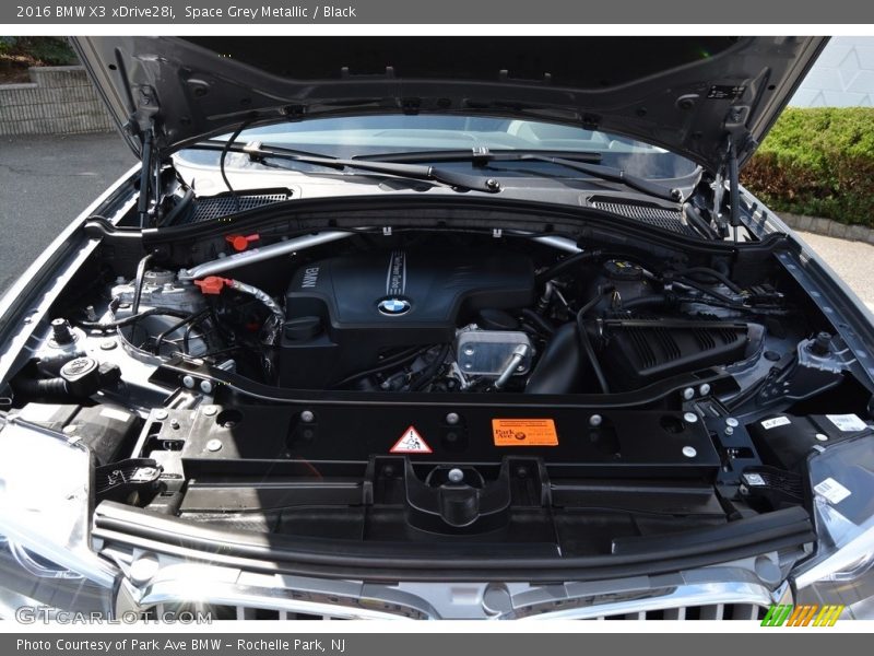 Space Grey Metallic / Black 2016 BMW X3 xDrive28i