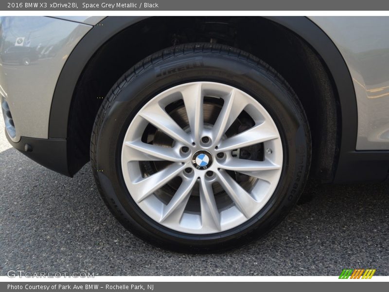 Space Grey Metallic / Black 2016 BMW X3 xDrive28i