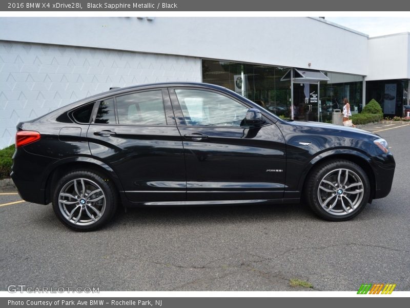 Black Sapphire Metallic / Black 2016 BMW X4 xDrive28i