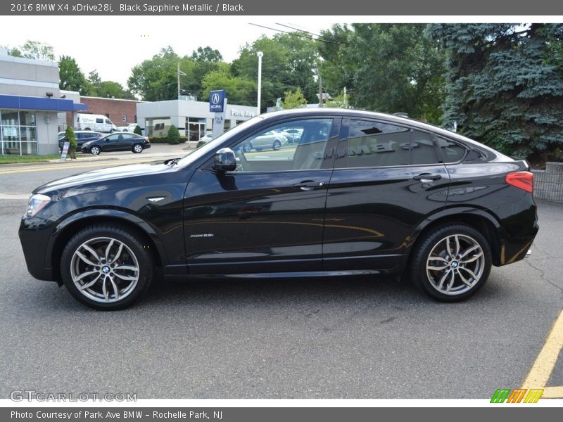 Black Sapphire Metallic / Black 2016 BMW X4 xDrive28i